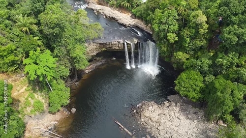 hidden waterfall from above