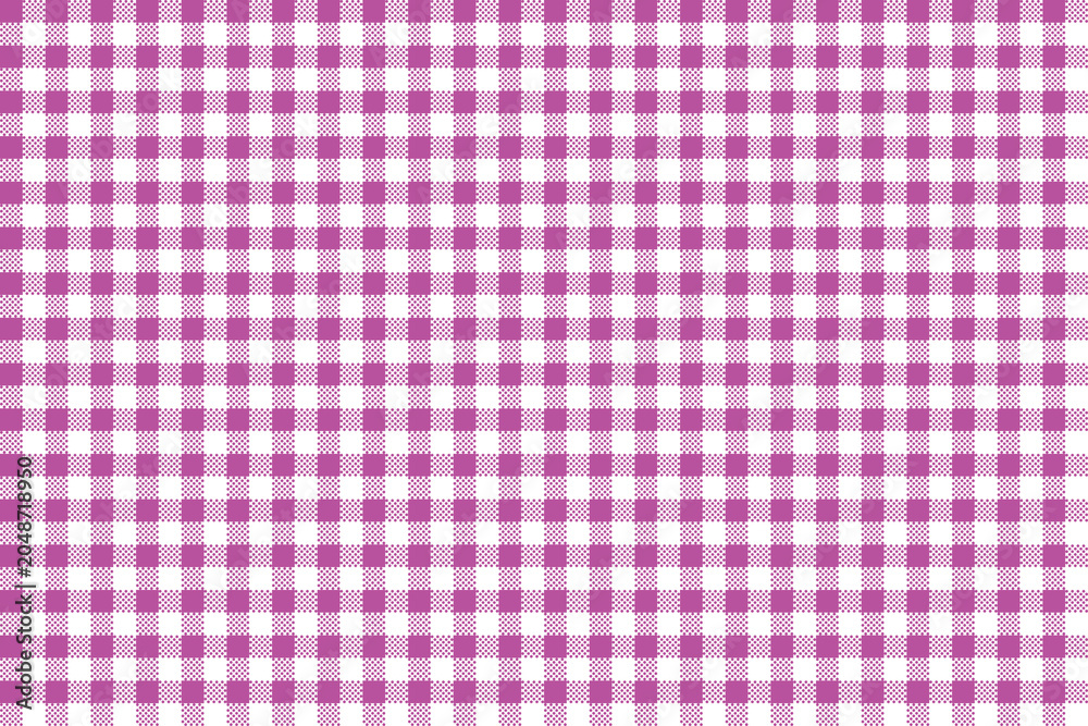 Naklejka premium Magenta and white color plaid pattern background. plaid pattern background. Seamless pattern.
