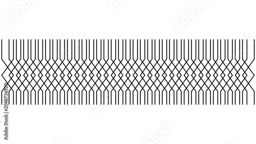 Vászonkép Metal railing wall outer boundary balcony exterior part design in a transparent
