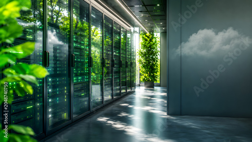 Sustainable Data Center with Green Cloud Computing Concept
