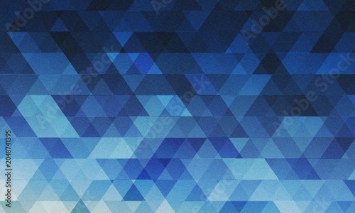 Abstract blue geometric bright background hexagonal crystal diamond light futuristic glossy mosaic wallpaper graphic gradient digital