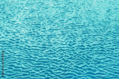 Bild auf Leinwand Sea, river, aqua blue water background