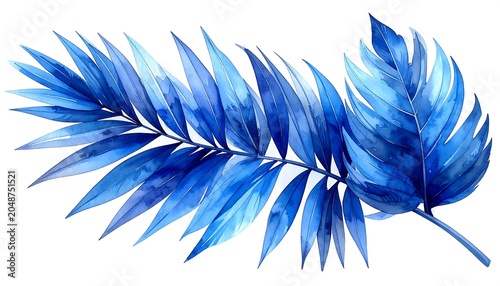Close up of blue peacock feathers texture.