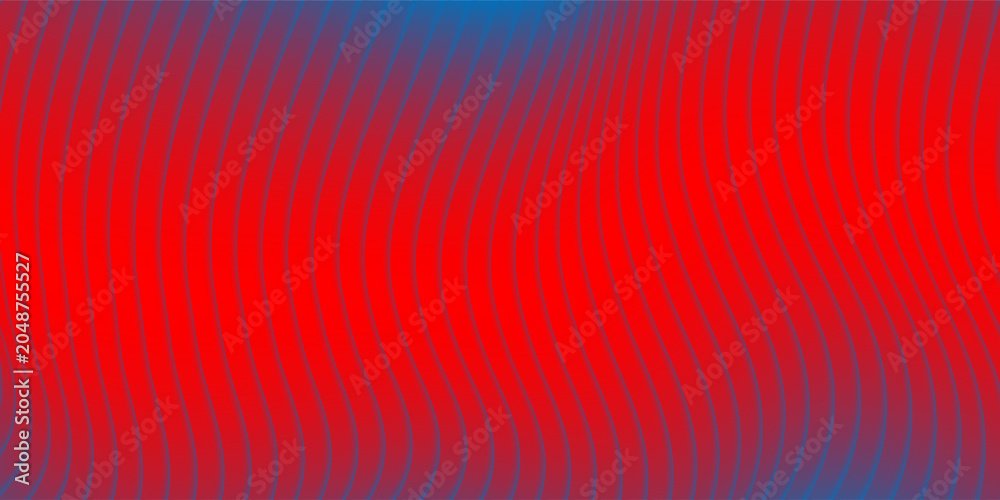 Obraz premium Red Dynamic Wave Pattern Background