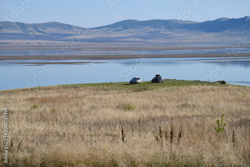 Foto Oglakhty mountains and Krasnoyarsk Reservoir