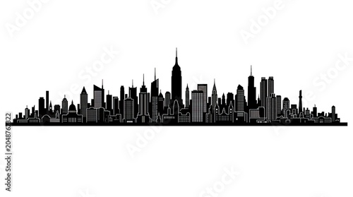 london skyline silhouette
