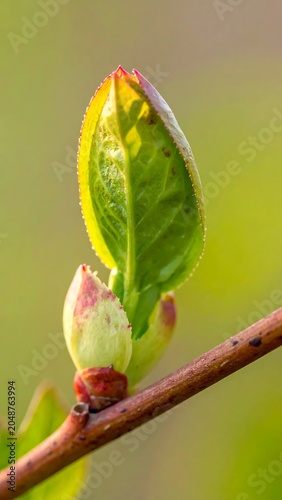 Green parrot perched on a branch.