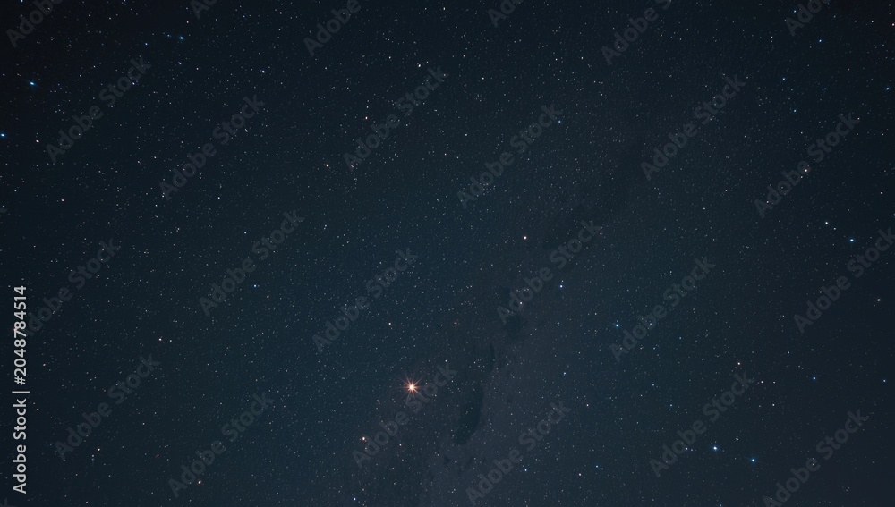 Obraz premium Nighttime sky full of luminous stars forming a scenic background