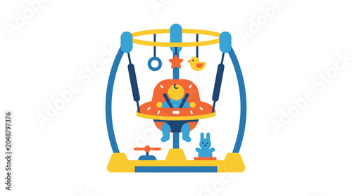Baby Jumperoo with Toys - Engaging Activity Center for Infants