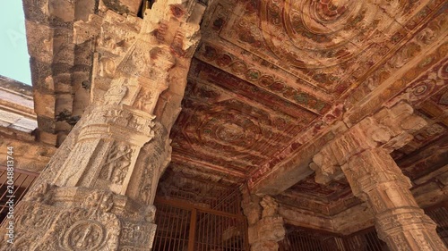 Airavatesvara Temple is a Hindu temple of Chola architecture located in Darasuram, Kumbakonam, Thanjavur, South India, Tamil Nadu. UNESCO World Heritage Site. archaeological monument. King Rajaraja.