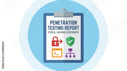 Fotografía Penetration Testing Report Ethical Hacking Assessment