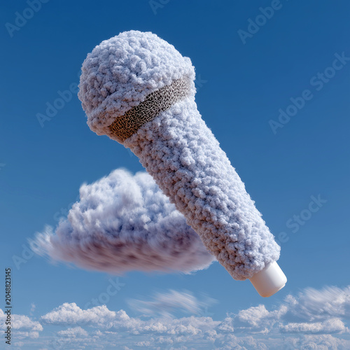 Cloud Formed Ice Cream Cone