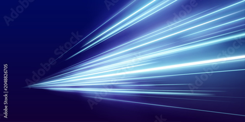 Shining waves move with speed. Electric colors build contrast. Digital illustration shows powerful motion.