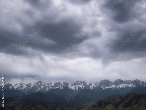 snow-capped peaks Gansu