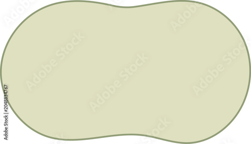 Empty Speech Bubble Icon. Vintage Frame Border with Copy Space. Blank Text Box Label. Vintage Tag Banner Decoration. Minimalist Note Border Design Isolated on Transparent. 
