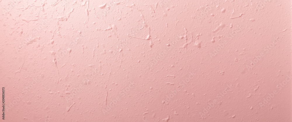 Fototapeta premium Minimalist pink plastic texture background with rough uneven grain and high key lighting copy space
