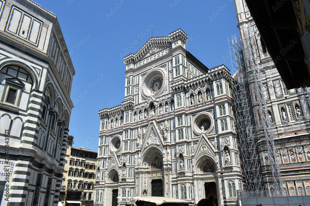 Fototapeta premium Dominican church Basilica di Santa Maria Novellam, Firenze, Italy