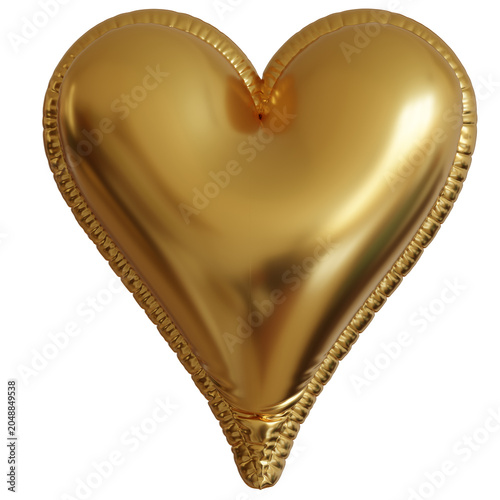 Golden Heart Balloon
