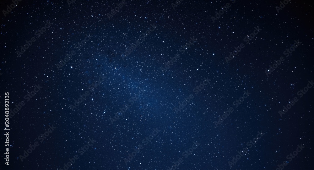 Fototapeta premium Night sky filled with countless bright stars