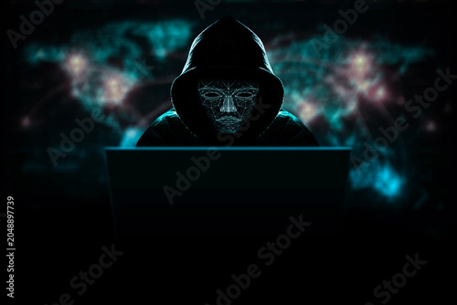 Foto VPN privacy and digital identity concept