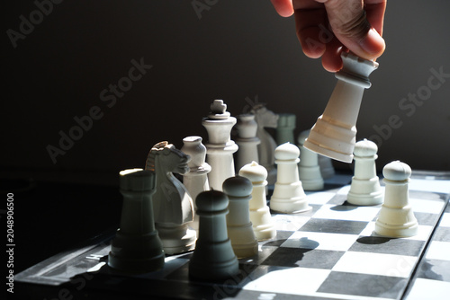 Obraz na plátně Chess game