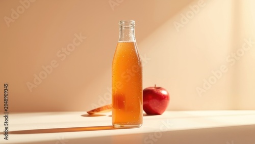Cold pressed apple beverage...