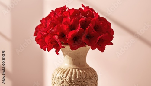 Red nerium oleander petals ...