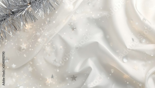 Sparkling white Christmas b...