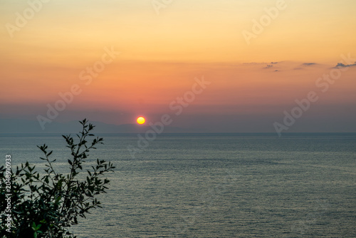 Minimal Sea Sunset
