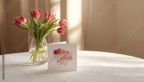 Table setting with vibrant ...