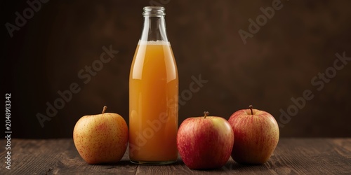 Freshly squeezed apple juic...