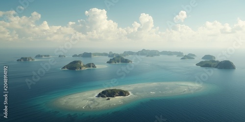 Scenic panorama of remote i...