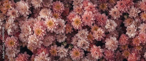 Overhead shot of blooming f...