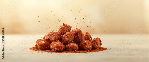 Juicy chicken breast nugget...