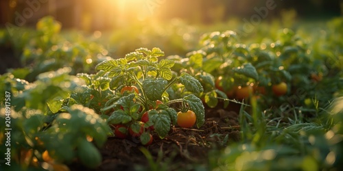 Homegrown organic vegetable...