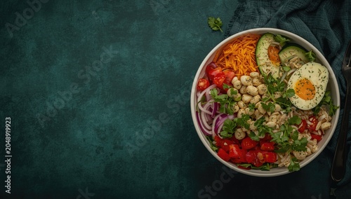Nutrient rich Cobb salad wi...