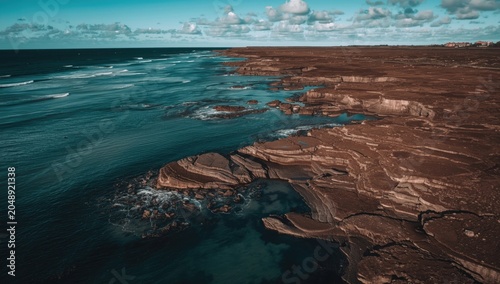 Overhead perspective of a r...