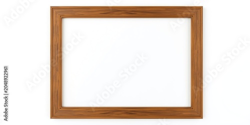Simple wooden frame featuri...
