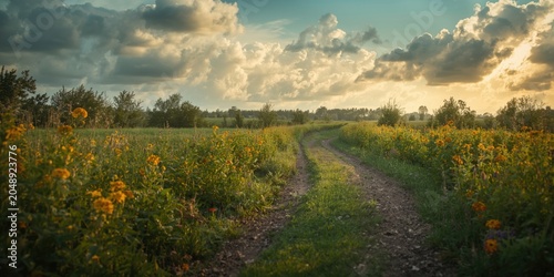 Restful summer agricultural...