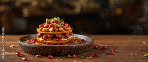Vibrant Indian Dabeli Snack...