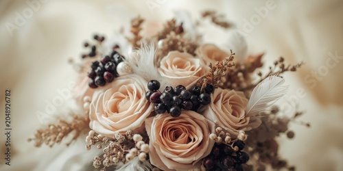 Pastel toned winter wedding...