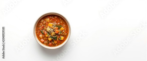 Traditional vegan red lenti...