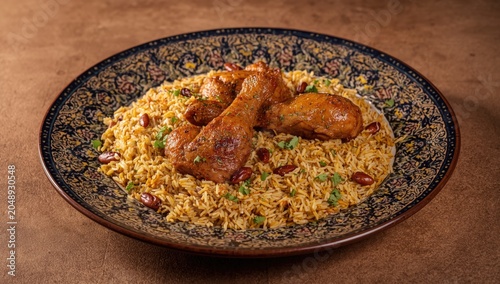 Zesty chicken kabsa with de...
