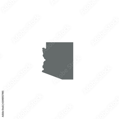 Arizona Map logo or icon design