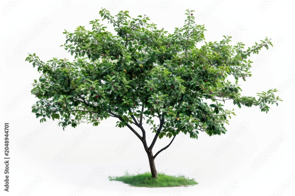 Obraz premium Apple tree on a white background, photo 