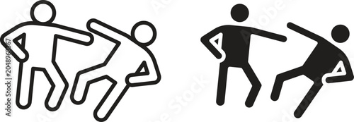 Konstfotografi Assault icon vector editable. black vectors set