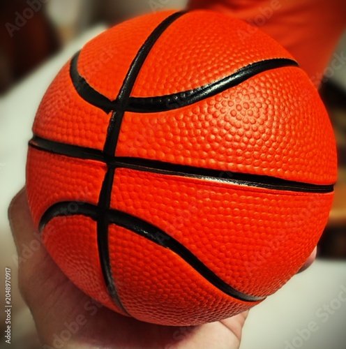 Bilde på lerret Fotografía de un balón de basquetbol o baloncesto. Baketball