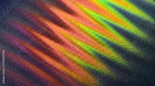 A colorful striped fabric texture and abstract textile pattern creates a seamless knitted material background for wallpaper designs