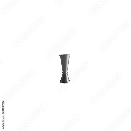 Cocktail jigger isolated on white background