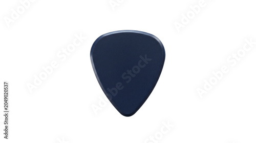 Принти на полотні Dark blue guitar pick transparent PNG, isolated plectrum cutout for music access